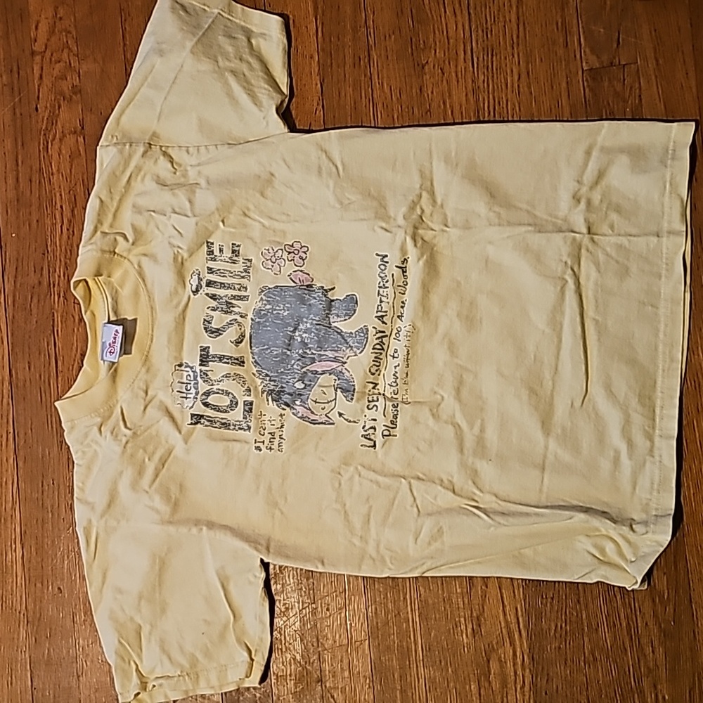 Yellow Eeyore tshirt